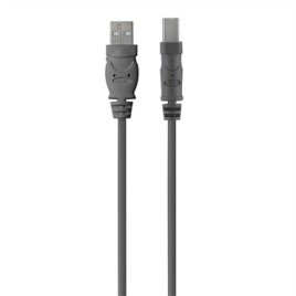 Belkin USB 2.0 A - USB 2.0 B, 4.8m USB Kabel 4,8 m USB A USB B Grau