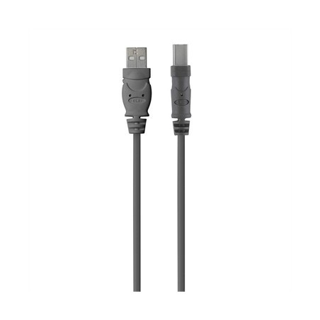 Belkin USB 2.0 A - USB 2.0 B, 4.8m USB Kabel 4,8 m USB A USB B Grau