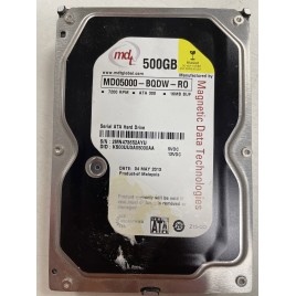 3.5" 500 GB hard drive