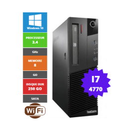 LENOVO PC LENOVO THINKCENTRE M93P SFF CORE I7-4770 RAM 8GO