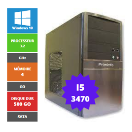 PRIMINFO I5 3470 4GB 500 SATA W10 MINI-TOWER