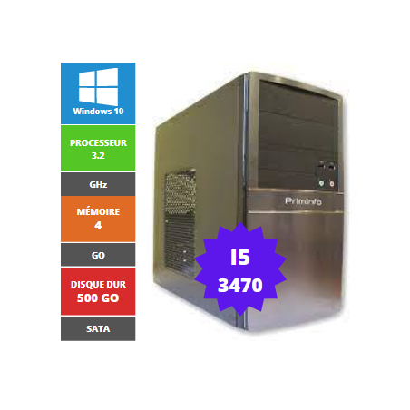 PRIMINFO I5 3470 4GB 500 SATA W10 MINI-TOWER
