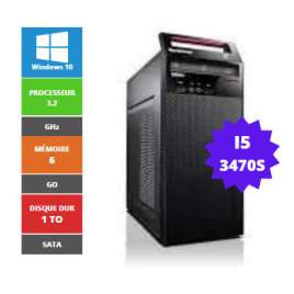 LENOVO EDGE 72 I5 3470S 6GB 1TB SATA W10 MINI-TOWER