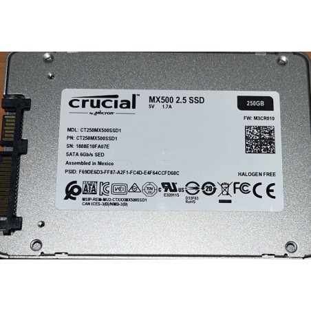 disque ssd 500 go crucial mx500 interne 25