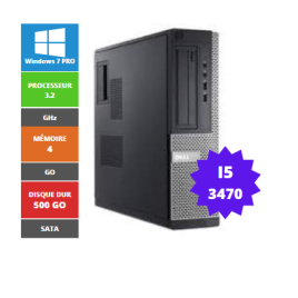 DELL OPTIPLEX 3010 I5 3470 4GB 500GB DVDRW W7P DESKTOP