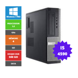 DELL OPTIPLEX 3020 I5 4590 4GB 500GB DVDRW W7P ESCRITORIO