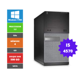 DELL OPTIPLEX 3020 I5 4570 4GB 500GB DVDRW W7P MINI TOWER