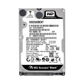 Disque dur 2.5" 250GB  SATA Western Digital Scorpio Black