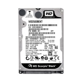 Hard disk 2.5" 250GB SATA Western Digital Scorpio Black