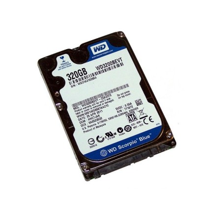 WD3200BEVT - Disco duro Serial ATA II de 2,5" y 320 GB