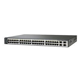 Cisco Catalyst 3750v2 48 Port PoE + 4x Gigabit SFP – WS-C3750V2-48PS-S