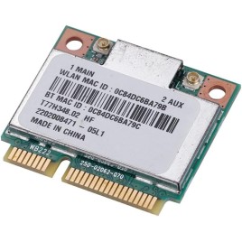 Sutinna Carte réseau, Dual Band 2.4G/5Ghz AR5B22 Réseau 300Mbps Bluetooth 4.0 WiFi Mini PCI-E Wireless Card