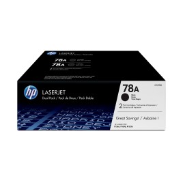 HP 78A pack de 2 toners LaserJet noir authentiques