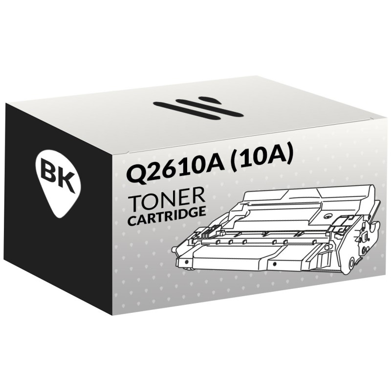 Toner Cartridge Toner Q2610A Black Compatible HP grade A