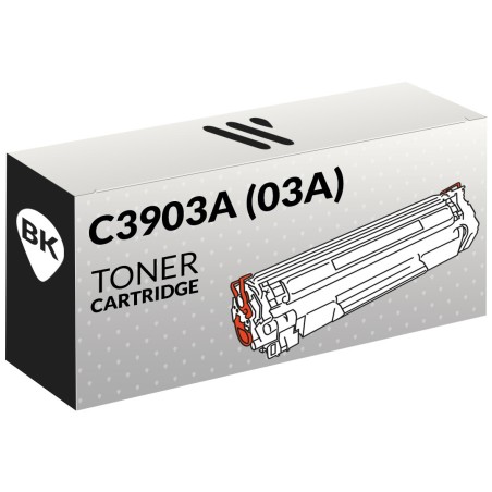 Toner Cartridge Toner C3903A Black Compatible HP grade A
