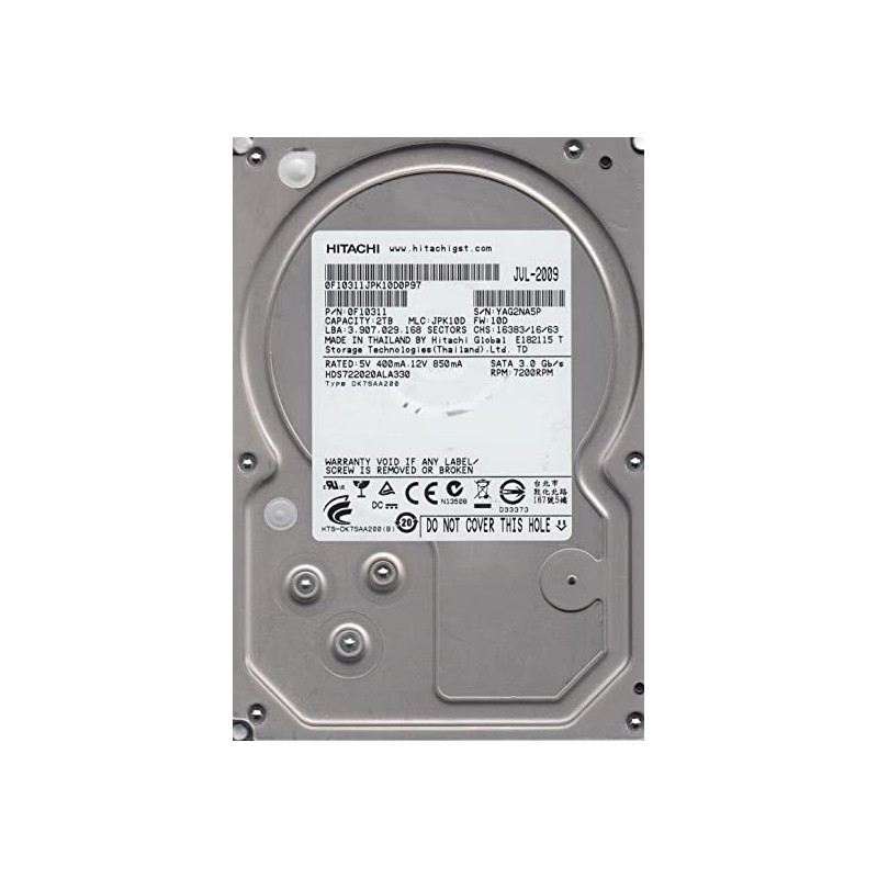 Hitachi 2 TB Festplatte