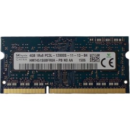 RAM PORTÁTIL SODIMM 4GB 1Rx8 DDR3 12800S HYNIX grado A