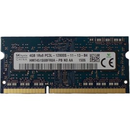 RAM PORTÁTIL SODIMM 4GB 1Rx8 DDR3L 12800S SK HYNIX grado A