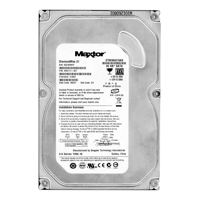 Maxtor 500 GB hard drive