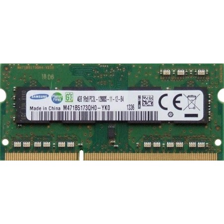 RAM LAPTOP SODIM 4GO 1Rx8 DDR3 12800S SAMSUNG grade A (CN M471B5173BH0-CK0 1403)