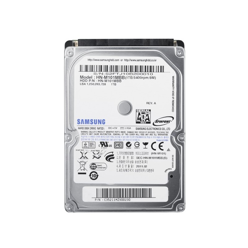 Disco rigido SATA III Samsung da 1 TB