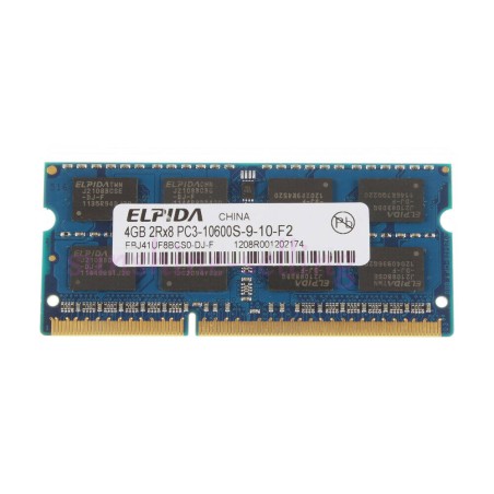 RAM PORTÁTIL SODIMM 4GB 1Rx8 DDR3 12800S ELPIDA grado A