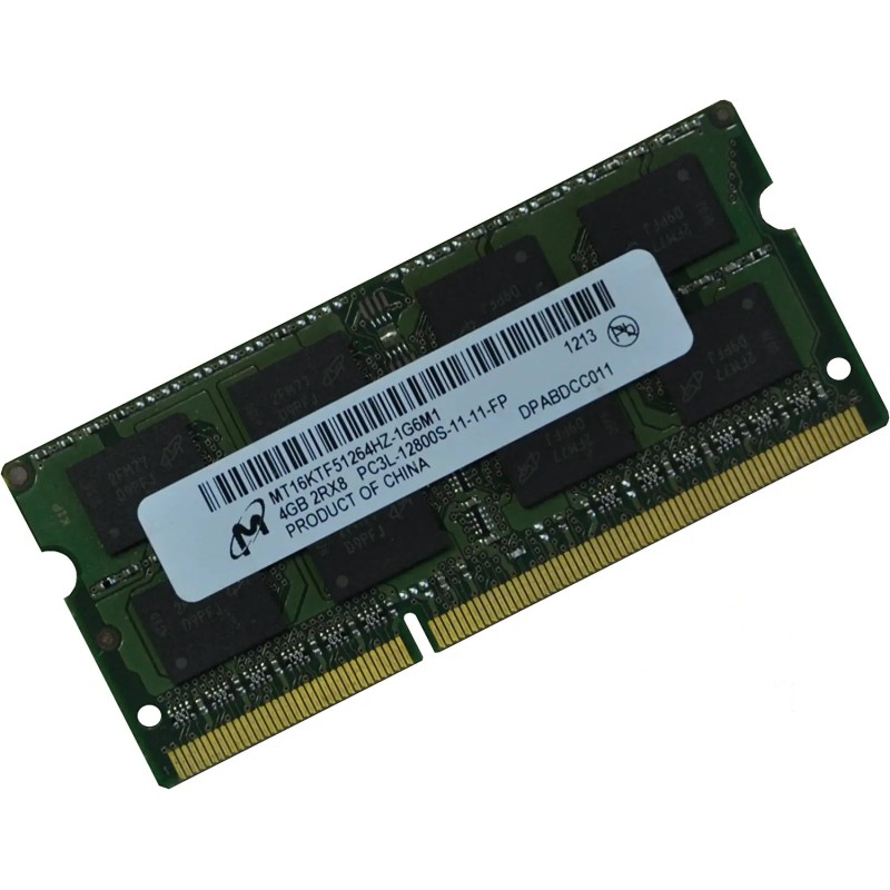 RAM LAPTOP SODIMM 4GO 2Rx8 DDR3L 12800S Micro