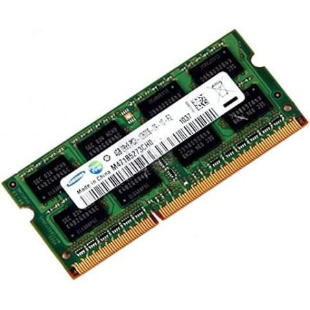 RAM LAPTOP SODIMM 4GB 2Rx8 DDR3 8500S SAMSUNG grado A (CN M471B5273CH0-CF8 1127)